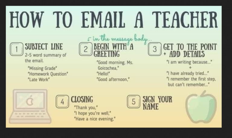 How to Email a Teacher – Jason Leggett